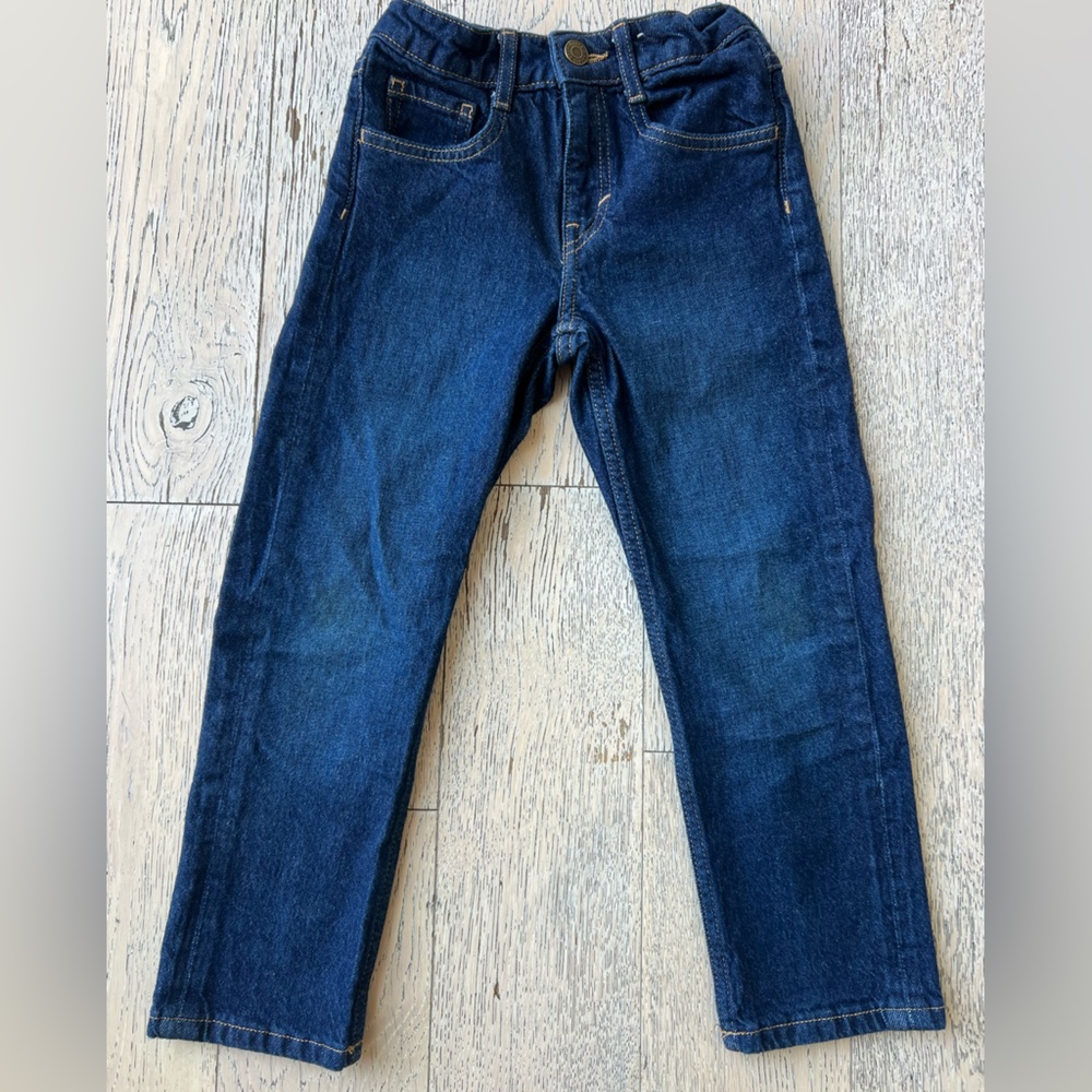 H&M Boys Dark Blue Straight Jeans
